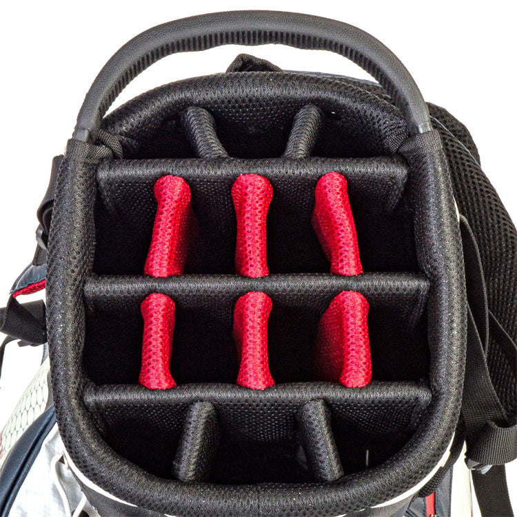  Big Max Dri-Lite Hybrid Tour Golf Stand Bag (Black) Water Resistant With Maximum Organisation