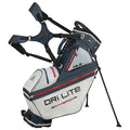  Big Max Dri-Lite Hybrid Tour Golf Stand Bag (Silver/Blue/Merlot) Water Resistant With Maximum Organisation
