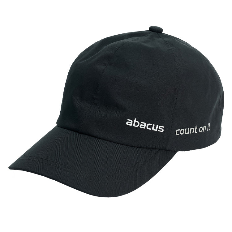  Abacus Links Rain Golf Cap (Black) Waterproof Fabric With Adjustable Strap