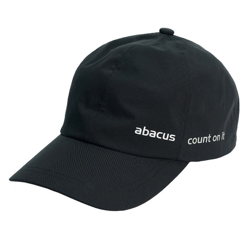  Abacus Links Rain Golf Cap (Black) Waterproof Fabric With Adjustable Strap