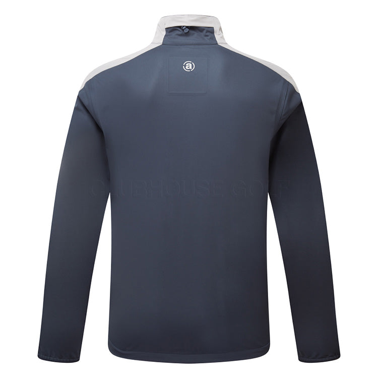 Abacus Bounce Full Zip Waterproof Golf Jacket (Navy/Grey) Very Breathable With Lightweight Protection