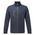  Abacus Bounce Full Zip Waterproof Golf Jacket (Navy/Grey) Very Breathable With Lightweight Protection