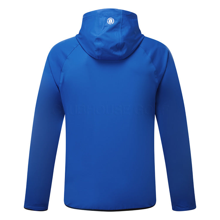  Abacus Bounce Waterproof Hoodie Golf Jacket (Dark Cobalt) Very Breathable With Lightweight Protection