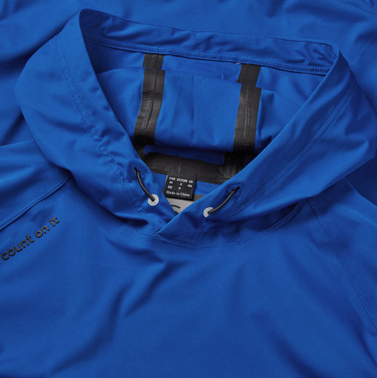  Abacus Bounce Waterproof Hoodie Golf Jacket (Dark Cobalt) Very Breathable With Lightweight Protection