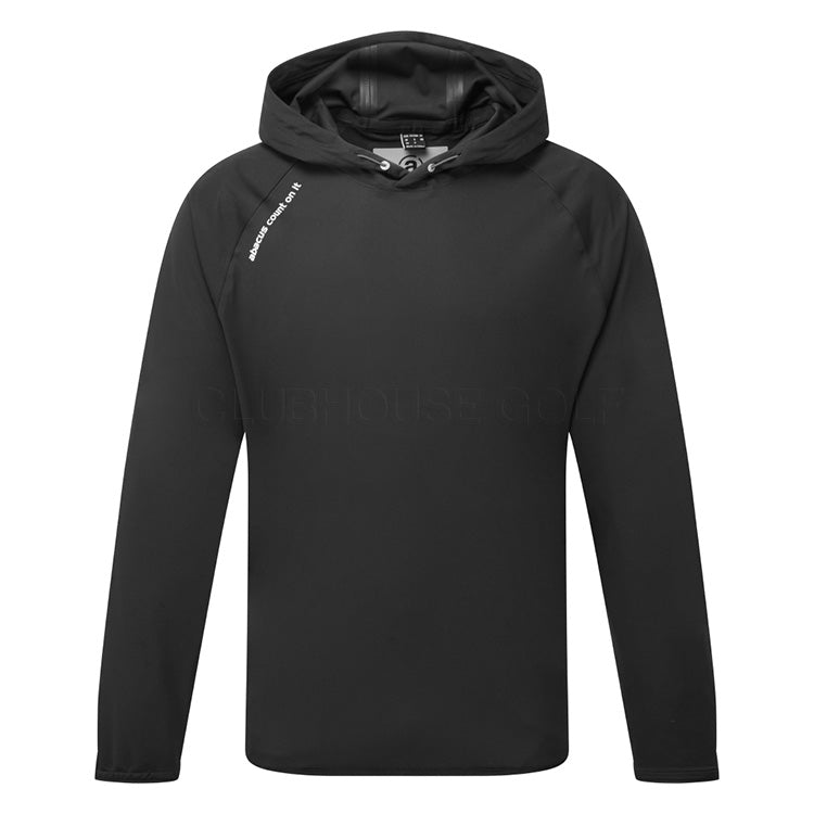  Abacus Bounce Waterproof Hoodie Golf Jacket (Black) Very Breathable With Lightweight Protection