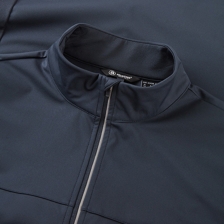  Abacus Dornoch Hybrid Golf Wind Jacket (Navy) Stretchy Softshell With Thermal Fleece Inner