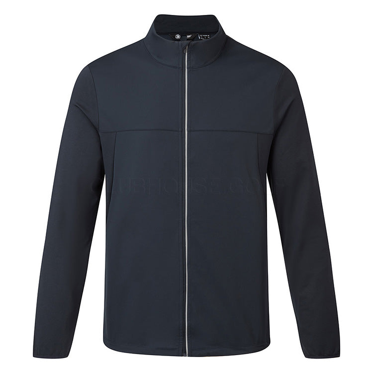  Abacus Dornoch Hybrid Golf Wind Jacket (Navy) Stretchy Softshell With Thermal Fleece Inner