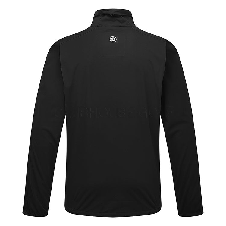  Abacus Bounce Full Zip Waterproof Golf Jacket (Black) Very Breathable With Lightweight Protection