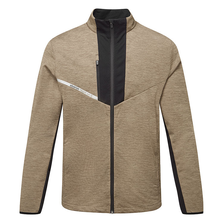  Abacus Ardfin SoftShell Golf Wind Jacket (Nougat) Maximum Warmth With Stretchable Fabric