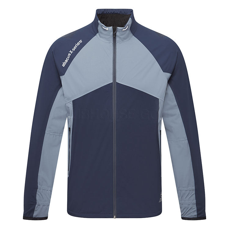  Abacus Pitch Waterproof Golf Jacket (Dusty Blue) Very Breathable With Lightweight Protection