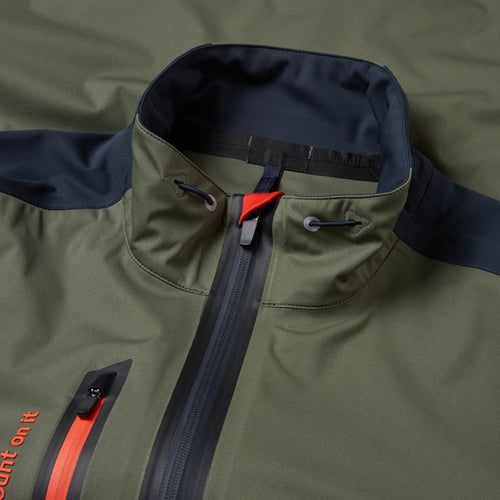  Abacus Bounce Full Zip Waterproof Golf Jacket (Navy/Combo) Very Breathable With Lightweight Protection