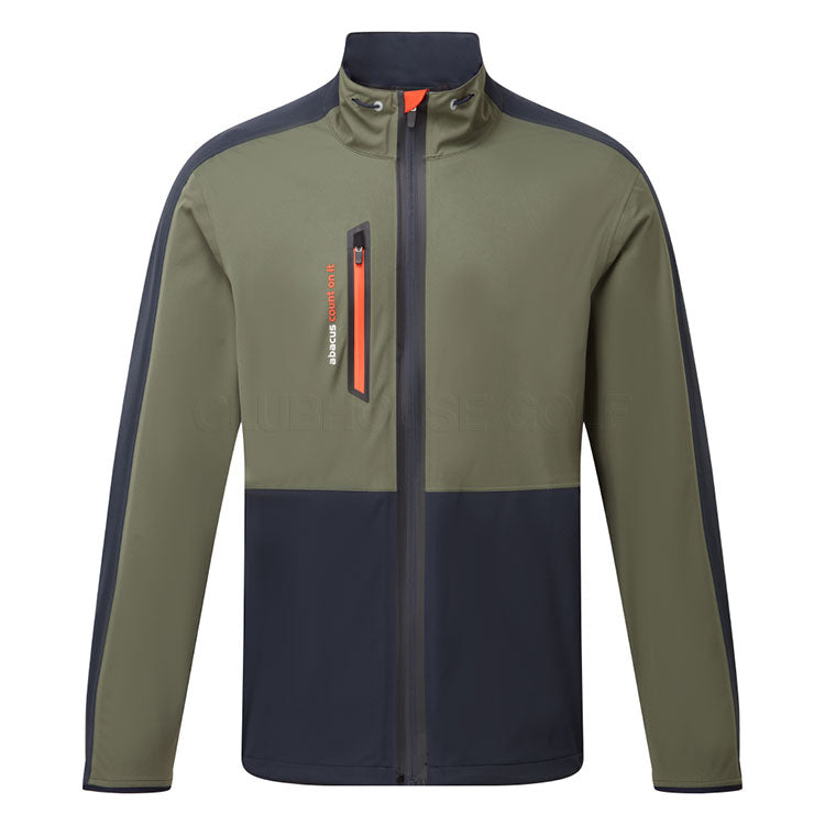  Abacus Bounce Full Zip Waterproof Golf Jacket (Navy/Combo) Very Breathable With Lightweight Protection