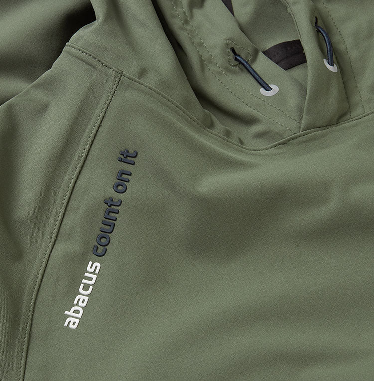  Abacus Bounce Waterproof Hoodie Golf Jacket (Forest) Very Breathable With Lightweight Protection