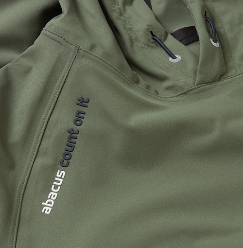  Abacus Bounce Waterproof Hoodie Golf Jacket (Forest) Very Breathable With Lightweight Protection
