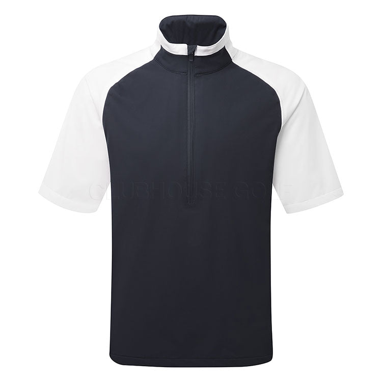  Abacus Bounce 1/2 Zip Waterproof Golf Jacket (Navy/White) Very Breathable With Lightweight Protection