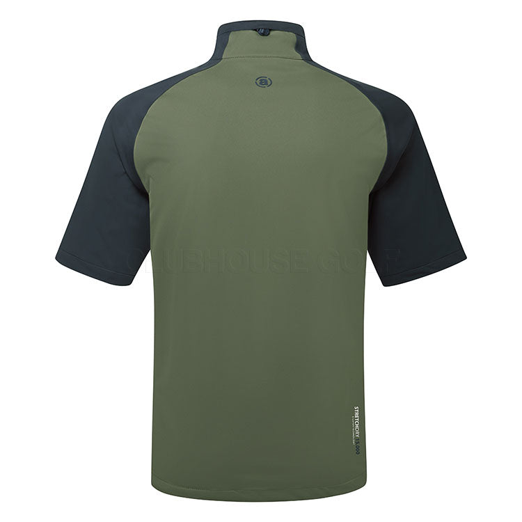  Abacus Bounce 1/2 Zip Waterproof Golf Jacket (Forest) Very Breathable With Lightweight Protection