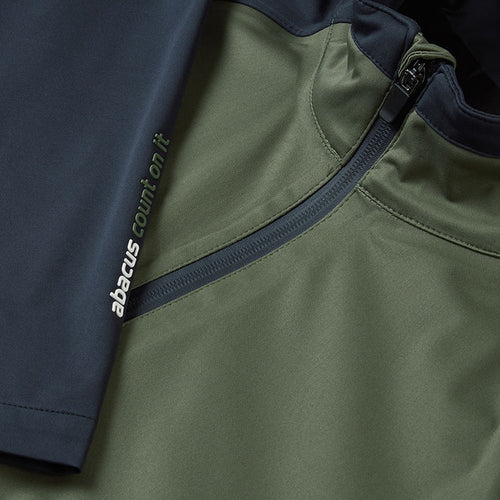  Abacus Bounce 1/2 Zip Waterproof Golf Jacket (Forest) Very Breathable With Lightweight Protection