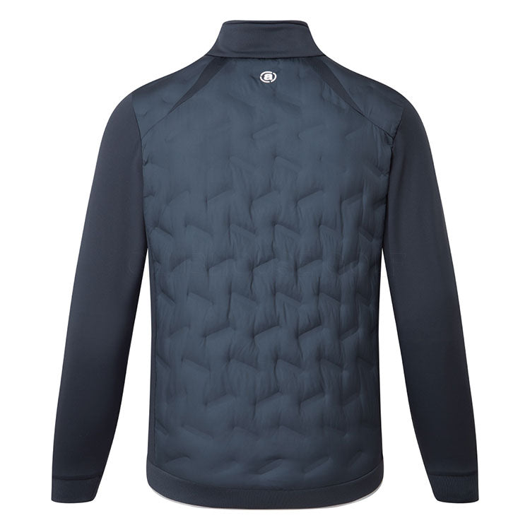  Abacus Portrush Hybrid Golf Wind Jacket (Navy) Maximum Warmth With Brushed Fleece