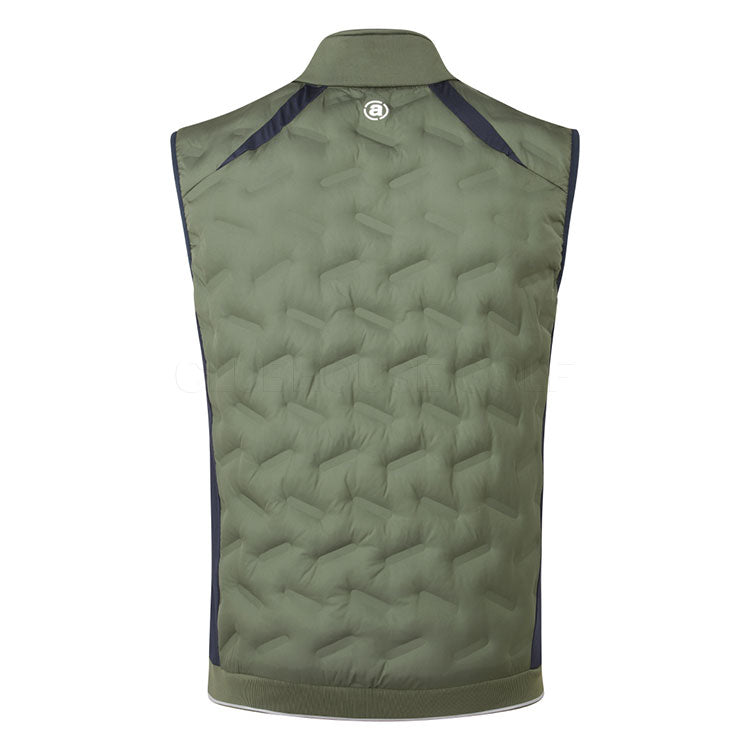 Abacus Portrush Hybrid Golf Wind Vest (Forest) Maximum Warmth With Brushed Fleece