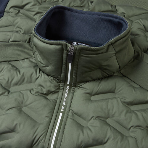  Abacus Portrush Hybrid Golf Wind Vest (Forest) Maximum Warmth With Brushed Fleece