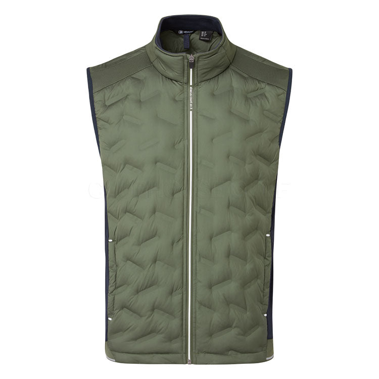  Abacus Portrush Hybrid Golf Wind Vest (Forest) Maximum Warmth With Brushed Fleece