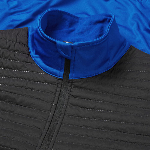  Abacus Gleneagles Thermo Golf Wind Jacket (Dark Cobalt/Black) Stretchy Midlayer With Thermal Fleece Inner