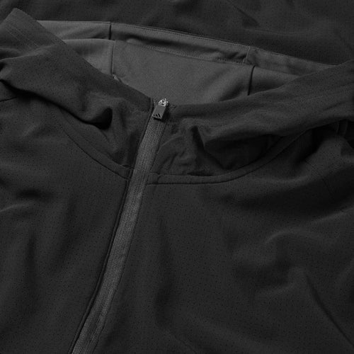  Adidas Ultimate365 Anorak Golf Hoodie (Black/Carbon) Lighter Rain Protection With Stretch Fabric