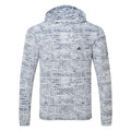  Adidas Core Print Golf Hoodie (White/Collegiate Navy) Lightweight Knit Fabric For More Comfort