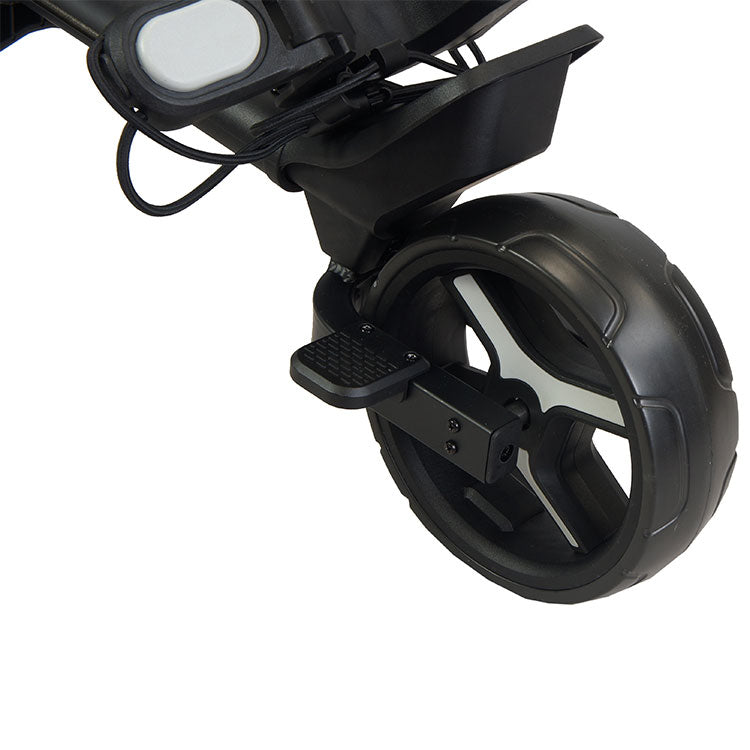  Axglo V1 3 Wheel Golf Trolley (Black/Grey) Compact Design With Quick Release Wheels