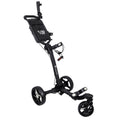  Axglo Tri-360 V2 3 Wheel Golf Trolley (Black/Grey) Easier Moveability With Smooth Glide Design
