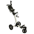  Axglo Tri-360 V2 3 Wheel Golf Trolley (White/Grey) Easier Moveability With Smooth Glide Design