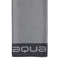  Big Max Aqua Tour Tri-Fold Golf Towel (Silver/Charcoal) Quick Drying With Antibacterial Microfibre