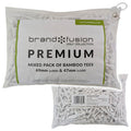  Brand Fusion Bamboo Supersized Bulk Pack Golf Tees (500 Pack) (Mixed) Sustainably Sourced Alternative To Plastic
