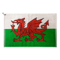  Brand Fusion Tri-Fold Velour Wales Flag Golf Towel (White/Red/Green) Tri-Fold Velour Design In Nation Colours