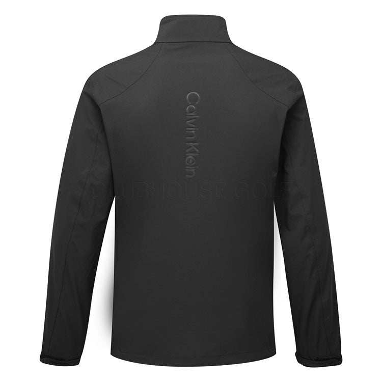  Calvin Klein Elements Waterproof Golf Jacket (Black) Maximum Protection With Lightweight Comfort