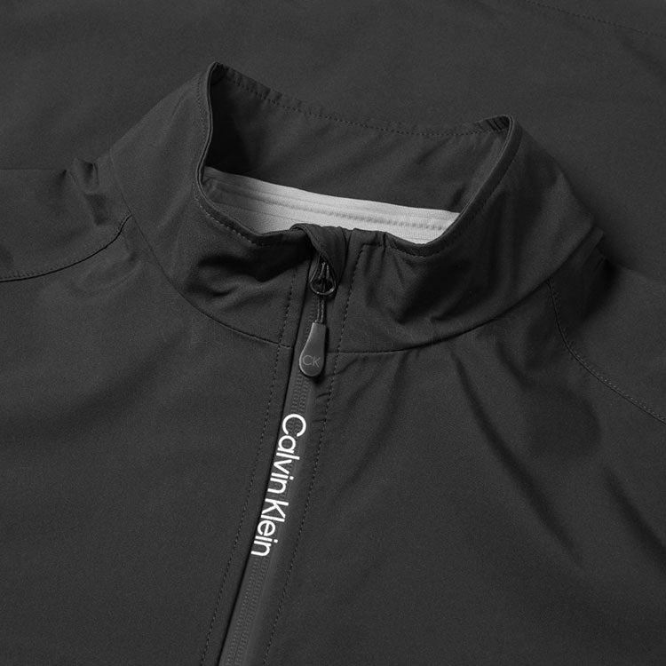  Calvin Klein Elements Waterproof Golf Jacket (Black) Maximum Protection With Lightweight Comfort