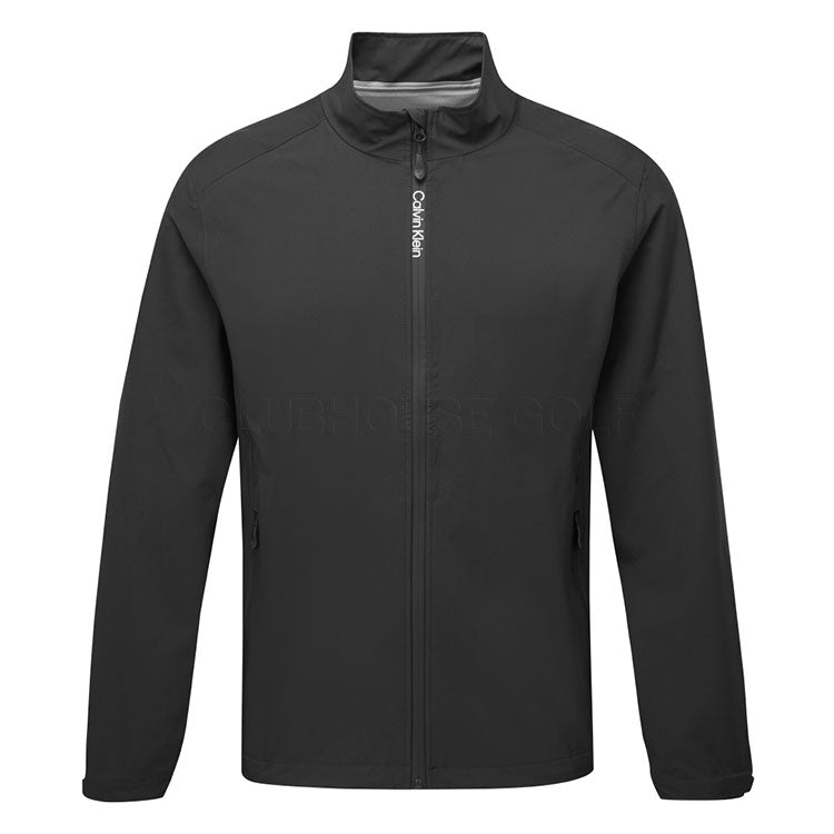  Calvin Klein Elements Waterproof Golf Jacket (Black) Maximum Protection With Lightweight Comfort