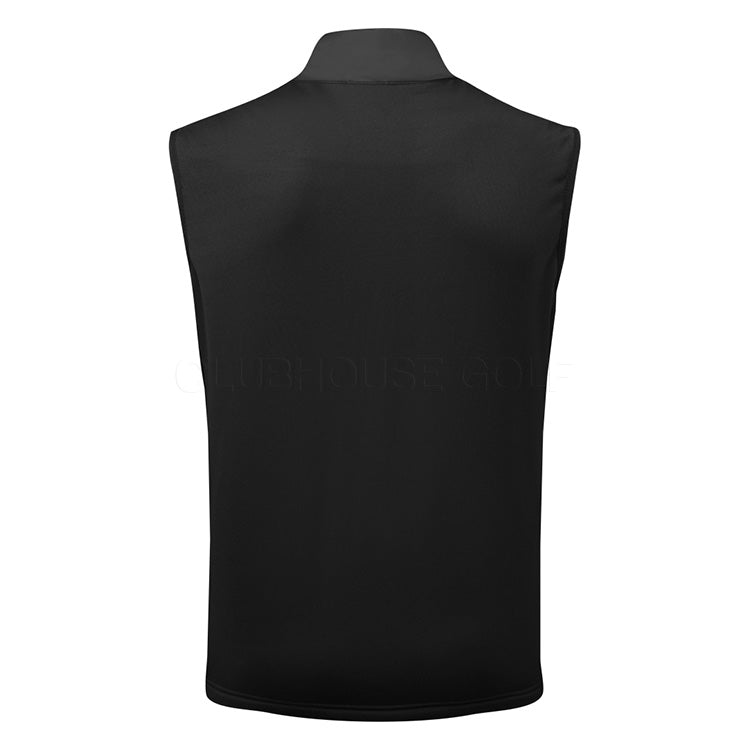  Calvin Klein Frontera Hybrid Golf Wind Vest (Black) Exceptional Warmth With Chill-Force Technology