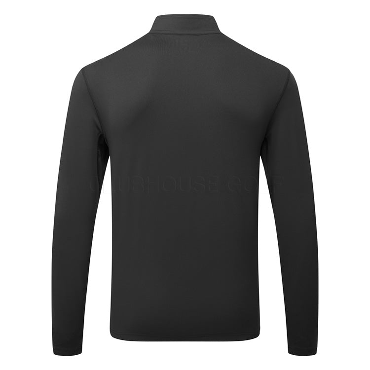  Calvin Klein Newport 1/2 Zip Golf Sweater (Black) More Breathable With SmartTec Technology