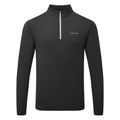  Calvin Klein Newport 1/2 Zip Golf Sweater (Black) More Breathable With SmartTec Technology