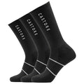  Castore Crew Golf Socks (3 Pack) (Black) Quick-Drying With Cushioned Sole