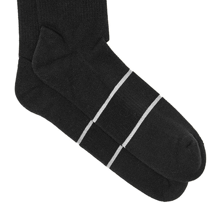  Castore Crew Golf Socks (3 Pack) (Black) Quick-Drying With Cushioned Sole
