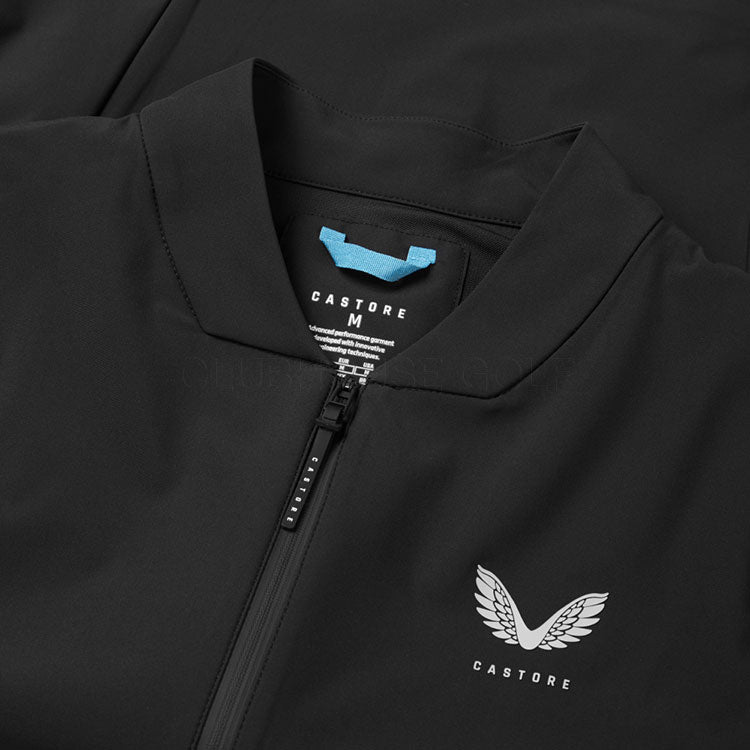  Castore LVS Winterised Golf Wind Jacket (Black/Mid Grey) LVS Ventilation For Temperature Regulation
