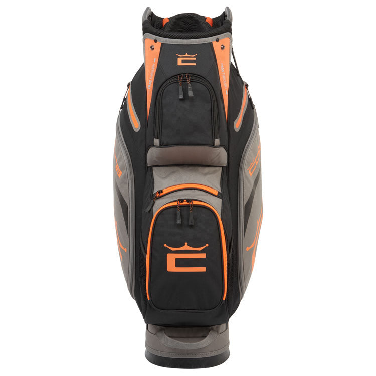  Cobra Signature Golf Cart Bag (Castle Rock/Puma Black/Fluo Orange) Lightweight Performance With Premium Features