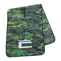  Cobra Snake Camo Golf Towel (Green Camo) Greater Absorbency With Waffle Microfibre