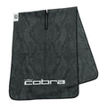  Cobra Snakeskin Golf Towel (Black Snakeskin) Greater Absorbency With Waffle Microfibre