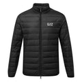  Emporio Armani Core Identity Down Full Zip Golf Wind Jacket (Black) Windproof Protection With Modern Fit