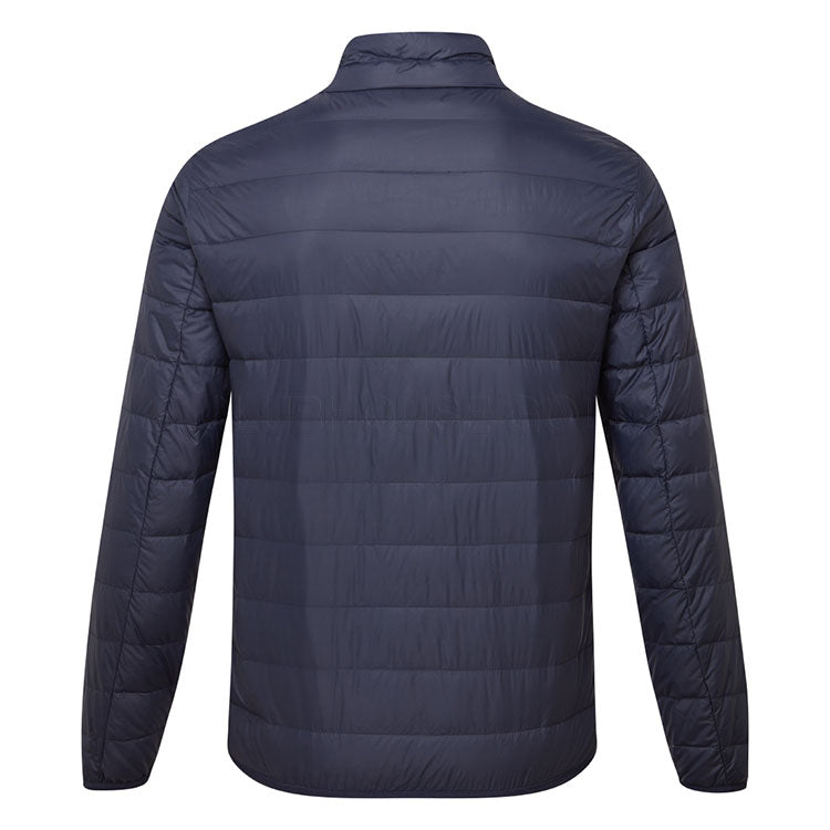  Emporio Armani Core Identity Down Full Zip Golf Wind Jacket (Armani Blue) Windproof Protection With Modern Fit