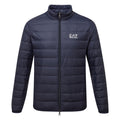  Emporio Armani Core Identity Down Full Zip Golf Wind Jacket (Armani Blue) Windproof Protection With Modern Fit