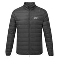  Emporio Armani Core Identity Down Full Zip Golf Wind Jacket (Asphalt) Windproof Protection With Modern Fit